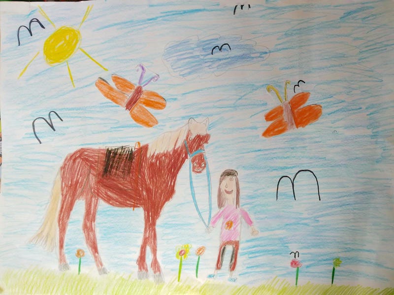 Kindermalereien - Erlebnis Islandpferd