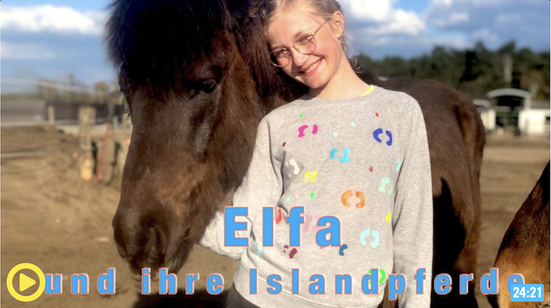 Elfa und ihre Islandpferde – im KIKA